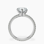 9ct White Gold Claire Full Eternity Lab Diamond Ring side right image one
