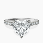 Platinum Claire Full Eternity Lab Diamond Ring front image