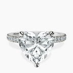 Platinum Claire Full Eternity Lab Diamond Ring front image