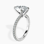 Platinum Claire Full Eternity Lab Diamond Ring standing product image one