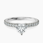 10kt White Gold Claire Full Eternity Lab Diamond Ring front image