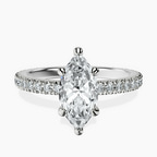 Platinum Claire Full Eternity Lab Diamond Ring front image