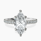 9ct White Gold Claire Full Eternity Lab Diamond Ring front image