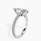 9ct White Gold Claire Full Eternity Lab Diamond Ring standing product image one