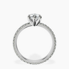 9ct White Gold Claire Full Eternity Lab Diamond Ring side right image one