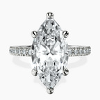 Platinum Claire Full Eternity Lab Diamond Ring front image