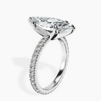 Platinum Claire Full Eternity Lab Diamond Ring standing product image one