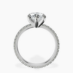 Platinum Claire Full Eternity Lab Diamond Ring side right image one