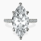 Platinum Claire Full Eternity Lab Diamond Ring front image