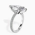 Platinum Claire Full Eternity Lab Diamond Ring standing product image one