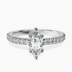 10kt White Gold Claire Full Eternity Lab Diamond Ring front image