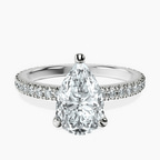9ct White Gold Claire Full Eternity Lab Diamond Ring front image