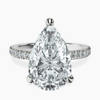 Platinum Claire Full Eternity Lab Diamond Ring front image