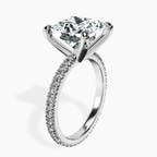 Platinum Claire Full Eternity Lab Diamond Ring standing product image one