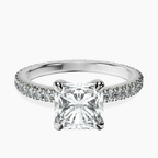 18ct White Gold Claire Full Eternity Lab Diamond Ring front image