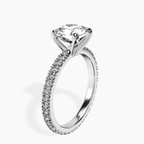 18ct White Gold Claire Full Eternity Lab Diamond Ring standing product image one