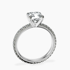 18ct White Gold Claire Full Eternity Lab Diamond Ring side right image one