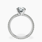 9ct White Gold Claire Full Eternity Lab Diamond Ring side right image one