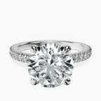 10kt White Gold Claire Full Eternity Lab Diamond Ring front image