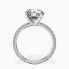 10kt White Gold Claire Full Eternity Lab Diamond Ring side right image one