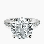 Platinum Claire Full Eternity Lab Diamond Ring front image