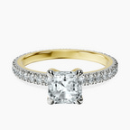 14kt Yellow Gold Claire Full Eternity Lab Diamond Ring front image
