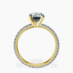 9ct Yellow Gold Claire Full Eternity Lab Diamond Ring side right image one