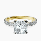 14kt Yellow Gold Claire Full Eternity Lab Diamond Ring front image