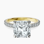 18kt Yellow Gold Claire Full Eternity Lab Diamond Ring front image