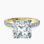 10kt Yellow Gold Claire Full Eternity Lab Diamond Ring front image