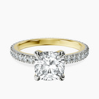 9ct Yellow Gold Claire Full Eternity Lab Diamond Ring front image