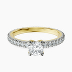 10kt Yellow Gold Claire Full Eternity Lab Diamond Ring front image