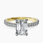 9ct Yellow Gold Claire Full Eternity Lab Diamond Ring front image
