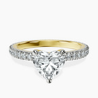 14kt Yellow Gold Claire Full Eternity Lab Diamond Ring front image