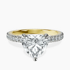 9ct Yellow Gold Claire Full Eternity Lab Diamond Ring front image