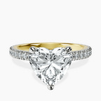 14kt Yellow Gold Claire Full Eternity Lab Diamond Ring front image