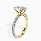 14kt Yellow Gold Claire Full Eternity Lab Diamond Ring standing product image one