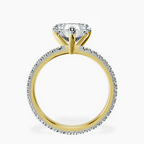 14kt Yellow Gold Claire Full Eternity Lab Diamond Ring side right image one