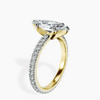 9ct Yellow Gold Claire Full Eternity Lab Diamond Ring standing product image one