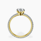 9ct Yellow Gold Claire Full Eternity Lab Diamond Ring side right image one