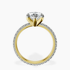 14kt Yellow Gold Claire Full Eternity Lab Diamond Ring side right image one