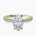 9ct Yellow Gold Claire Full Eternity Lab Diamond Ring front image