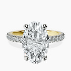 14kt Yellow Gold Claire Full Eternity Lab Diamond Ring front image