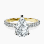 9ct Yellow Gold Claire Full Eternity Lab Diamond Ring front image