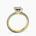 18kt Yellow Gold Claire Full Eternity Lab Diamond Ring side right image one