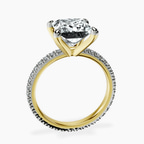 14kt Yellow Gold Claire Full Eternity Lab Diamond Ring side right image one