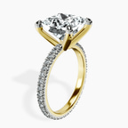 10kt Yellow Gold Claire Full Eternity Lab Diamond Ring standing product image one