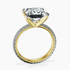 10kt Yellow Gold Claire Full Eternity Lab Diamond Ring side right image one