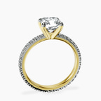 9ct Yellow Gold Claire Full Eternity Lab Diamond Ring side right image one