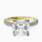 10kt Yellow Gold Claire Full Eternity Lab Diamond Ring front image